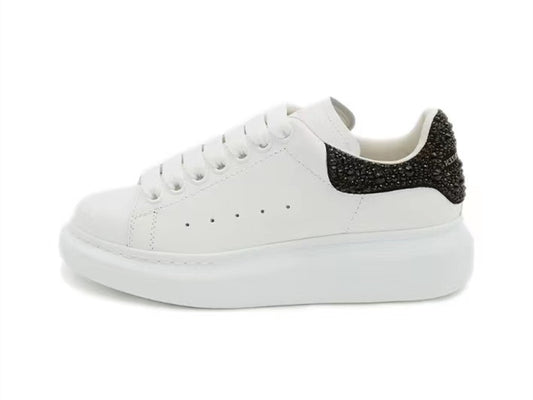 Alexander Mcqueen Women's Oversized Sneaker in White/jet Black