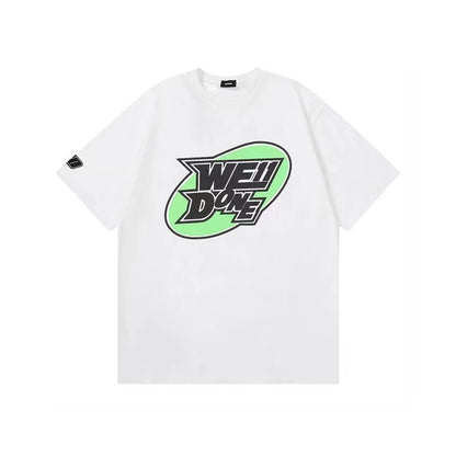 WE11DONE Letter Print Tee White