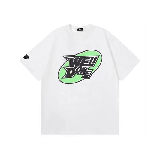 WE11DONE Letter Print Tee White