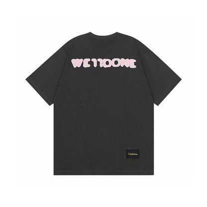 WE11DONE Love Heart Print Tee Black
