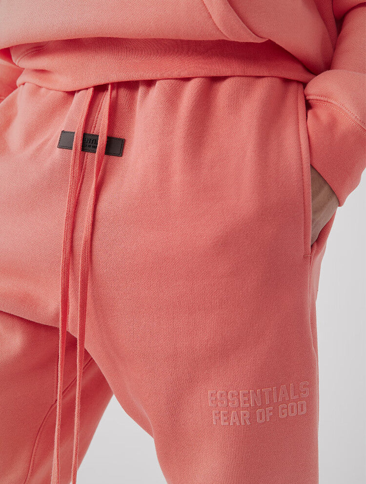 FEAR OF GOD ESSENTIALS Double-row flocked leggings trousers