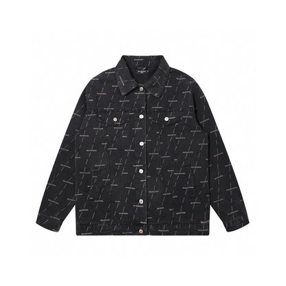 Balenciga logo jacket lx9922 black