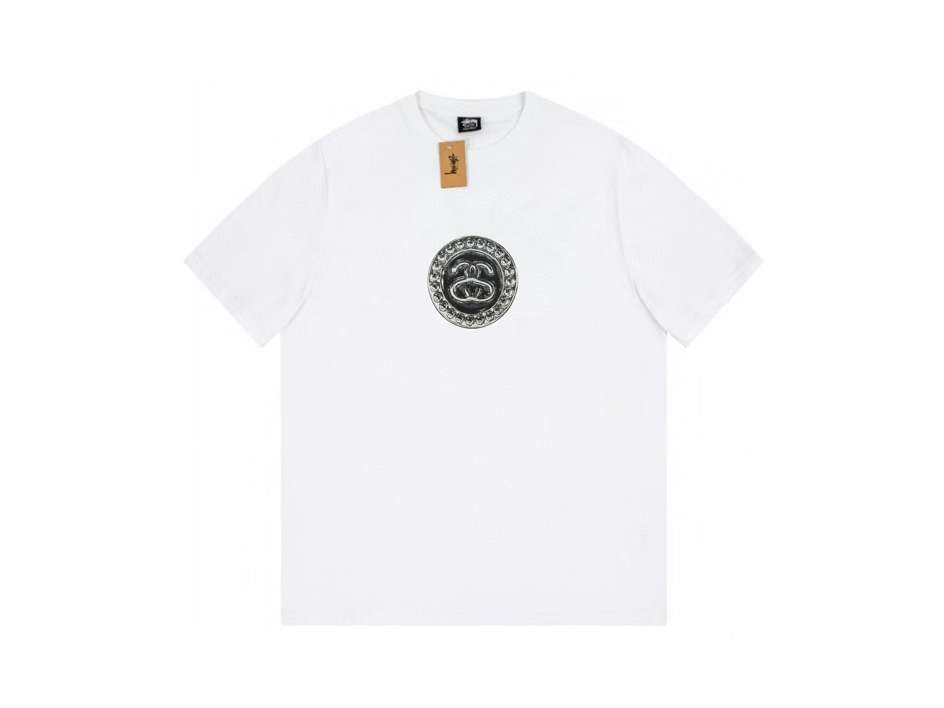 STUSSY ×NIKE  LOGO TEE WHITE