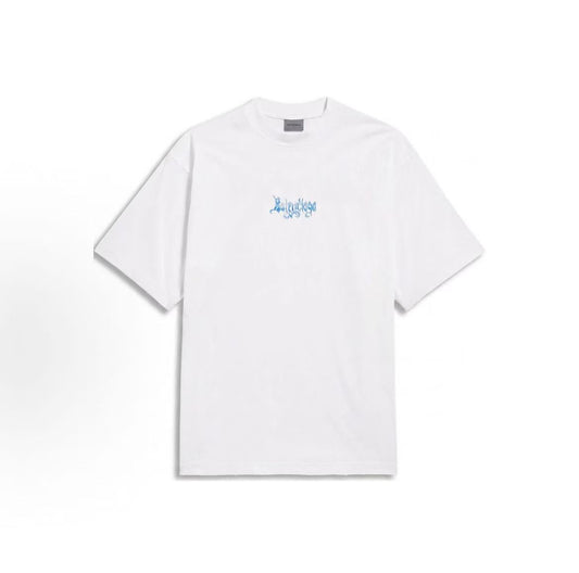 Balenciaga FW26 SKETCHY Round-neck Sketch Pattern Short-Sleeve T-shirt Regular Fit Men's Style