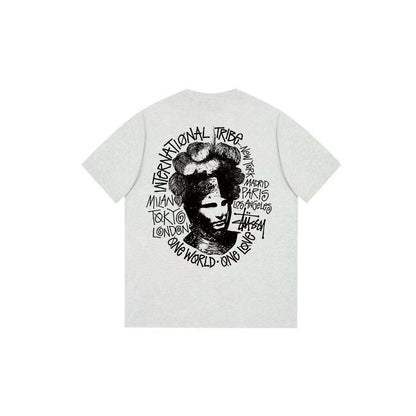 STUSSY RETRO CHARACTERS TEE BEIGE