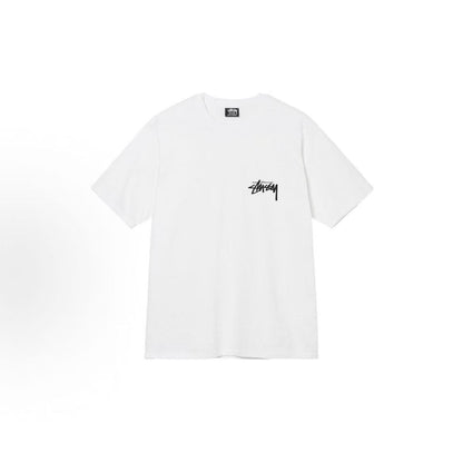 Stussy SS22 Dice Collection Fuzzy Dice Tee - Patterned Printed Round-neck Pullover Short-Sleeved T-shirt (Same Style for Both Men and Women)