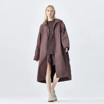 FOG FEAR OF GOD 23 double line retro casual windbreaker ESSENTIALS long coat