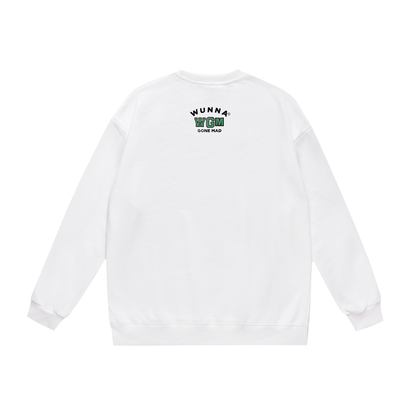 A Bathing Ape Logo Print Hoodie White