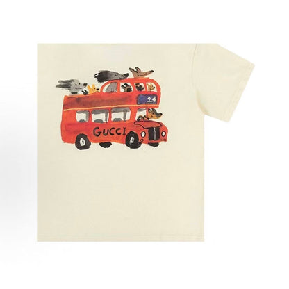 GUCCI - Short-sleeved Round-neck T-shirt - Men's and Women's style alike