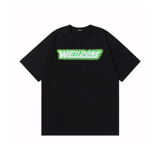 WE11DONE Letter Logo Tee Black