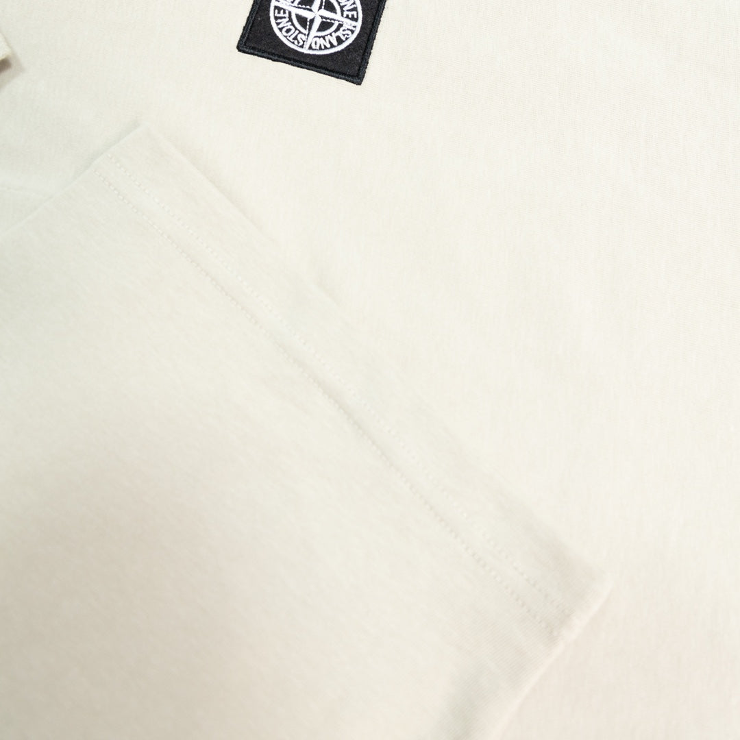 Stone Island Polo In Cream