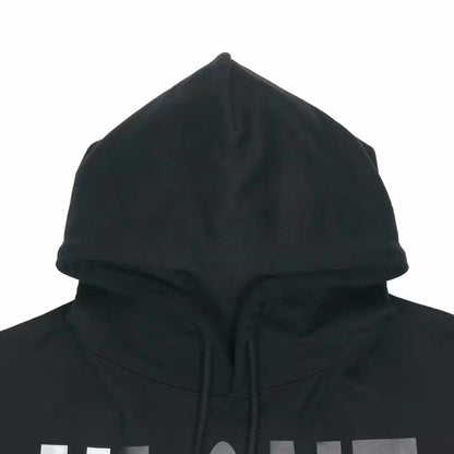 VLONE Logo Print Hoodie Black