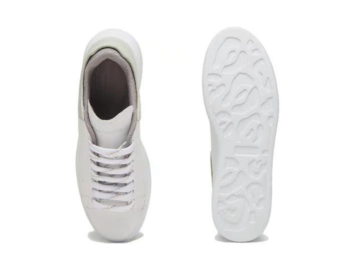 Alexander Mcqueen Women's Oversized Sneaker in White/mint/cement