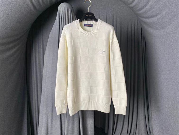 LOUIS VUITTON DAMIER STITCH CREWNECK – LVH045