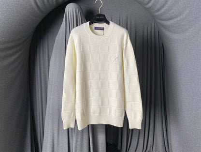 LOUIS VUITTON DAMIER STITCH CREWNECK – LVH045