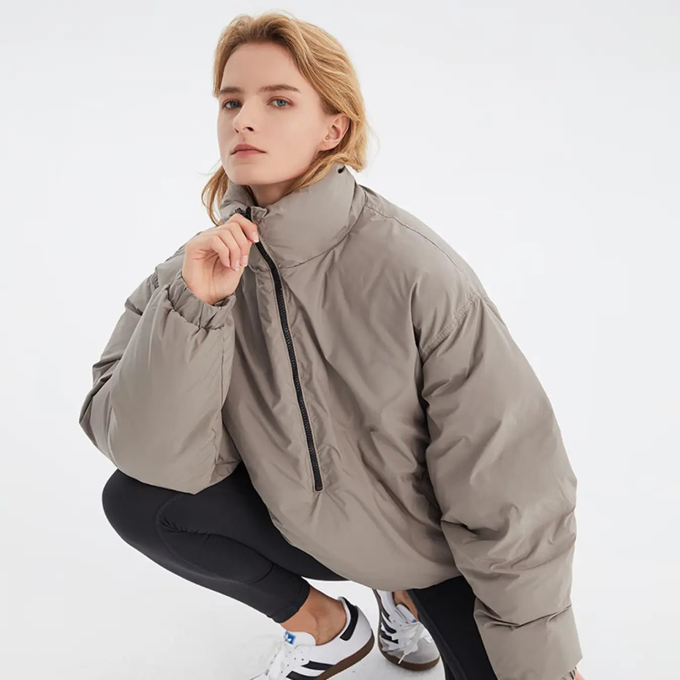 FOG FEAR OF GOD ESSENTIALS Casual Loose Jacket 22 Multi-line Half-Zip Cotton Clothes