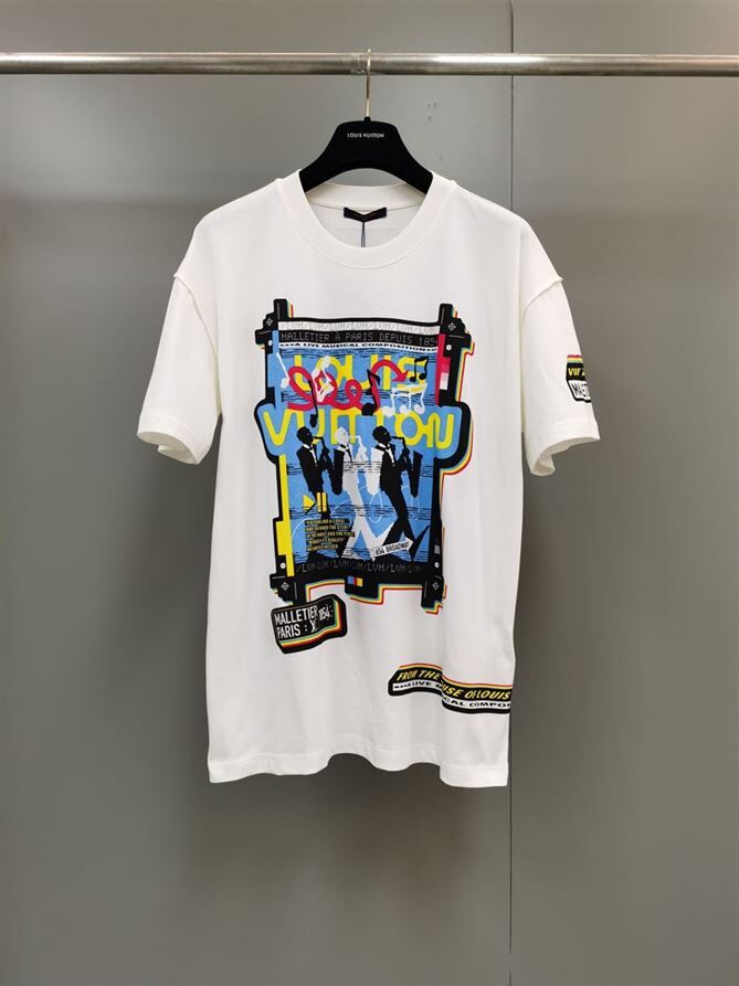 LOUIS VUITTON JAZZ FLYERS SHORT-SLEEVED T-SHIRT – LVTS038