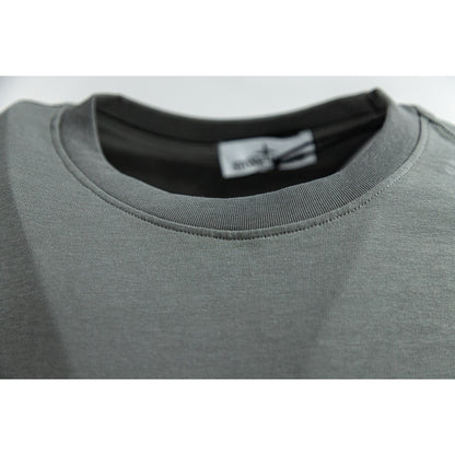 Stone Island Logo Tee In Green