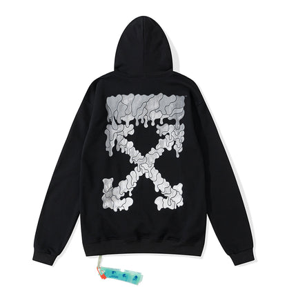 Off-White dissolve arrow hooded sweater black