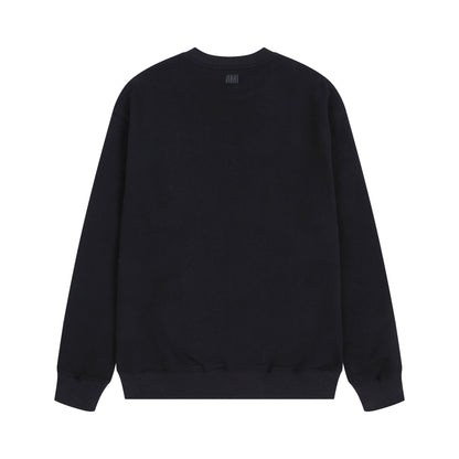 AMI Paris Retro Hoodie Black