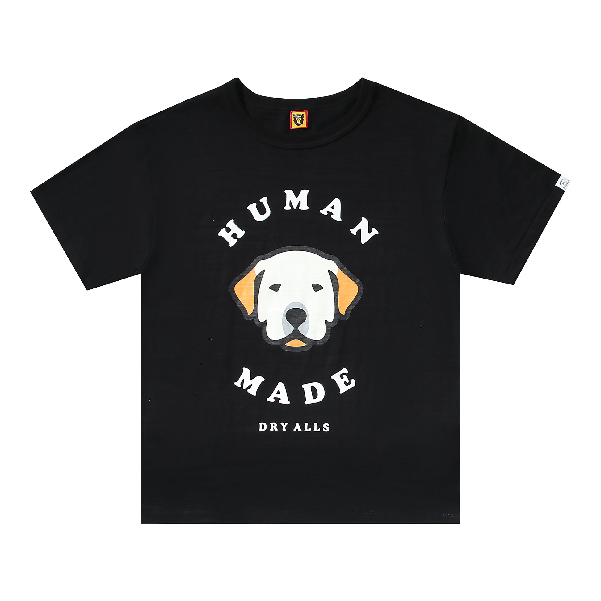 Human Made Dog Head Logo Tee Black