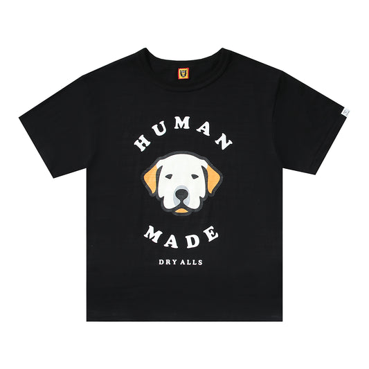 Human Made Dog Head Logo Tee Black