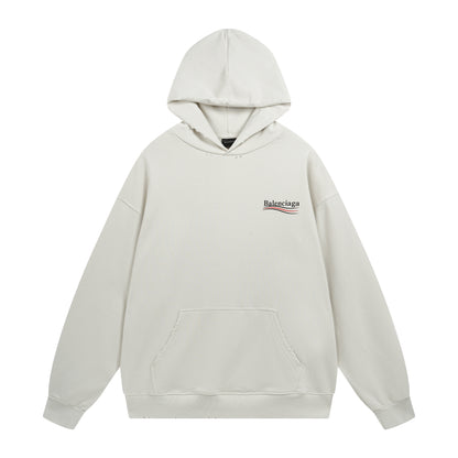 Balenciga logo hoodie BL238029 white