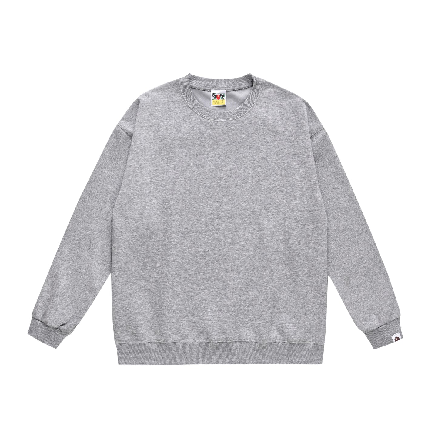 A Bathing Ape World Gone Mad Print Hoodie Grey