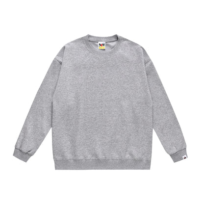 A Bathing Ape World Gone Mad Print Hoodie Grey