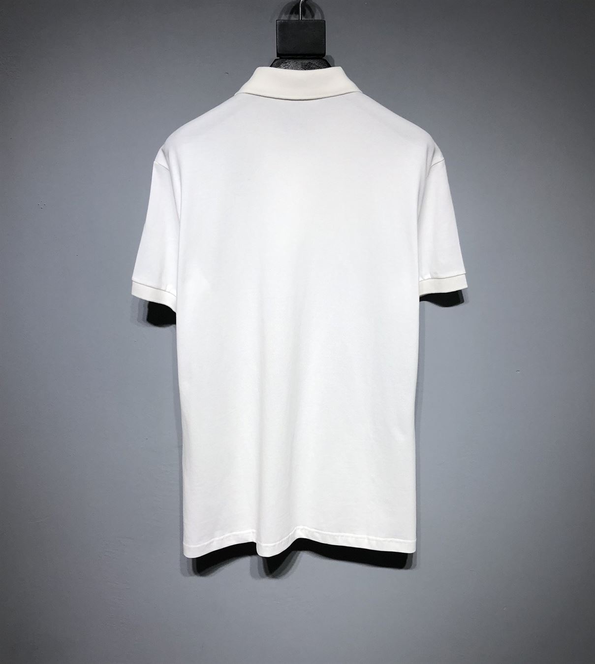 DIOR CD ICON POLO SHIRT WHITE COTTON PIQUÉ – DOT025