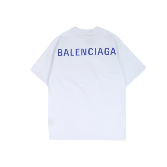 Balenciga logo tee LX008 white