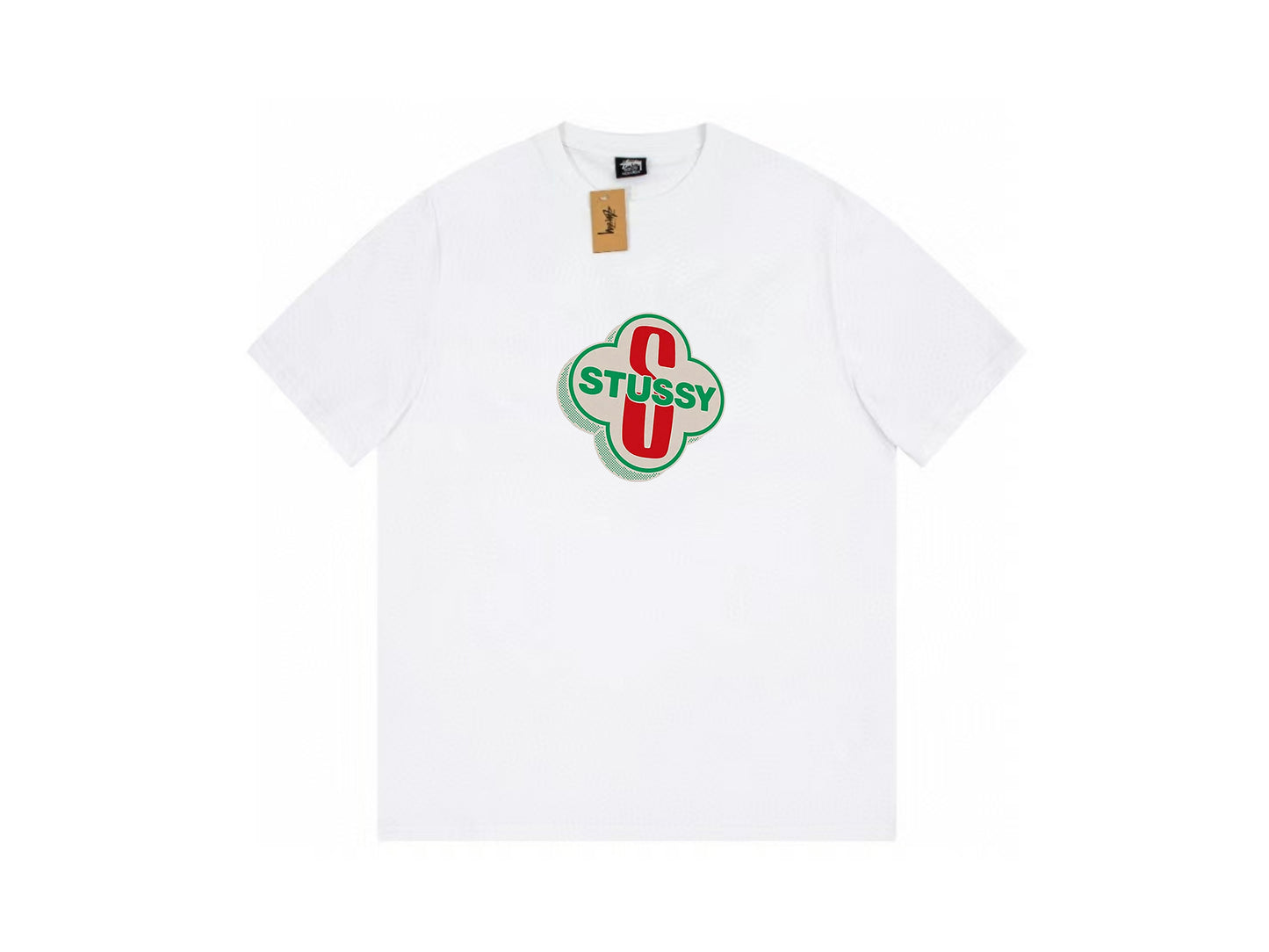 STUSSY 3D LOGO TEE WHITE