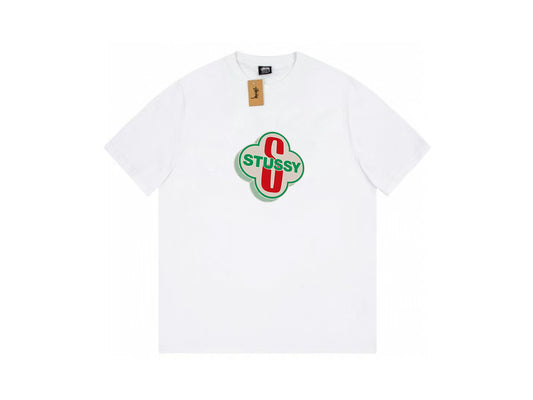 STUSSY 3D LOGO TEE WHITE