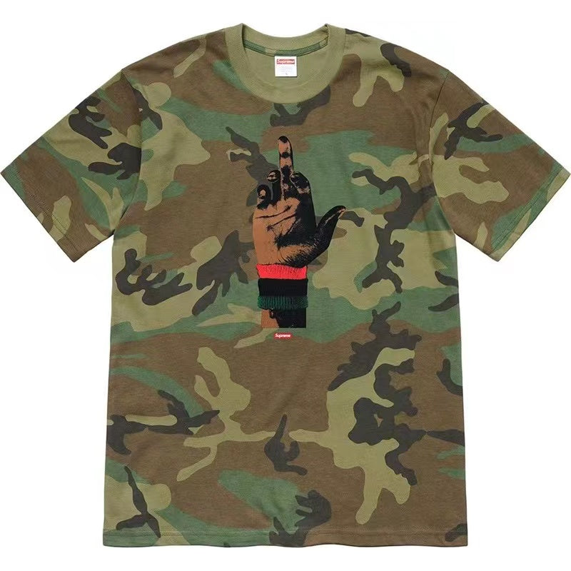 Supreme Finger Tee Camouflage