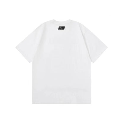 WE11DONE Stereoscopic Letter Print Tee White