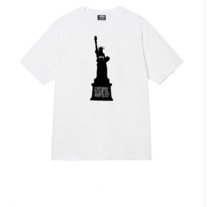 STUSSY STATUE OF LIBERTY TEE WHITE
