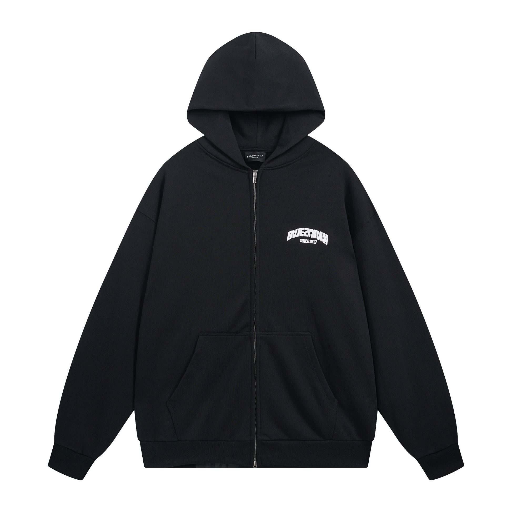 Balenciga logo hoodie BL238078 black