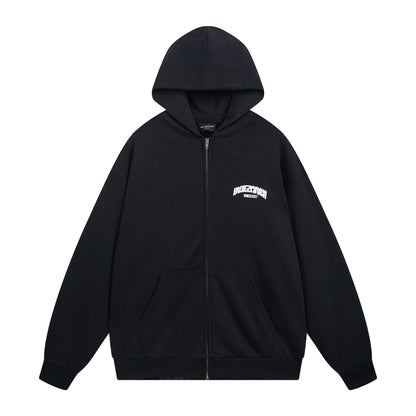 Balenciga logo hoodie BL238078 black