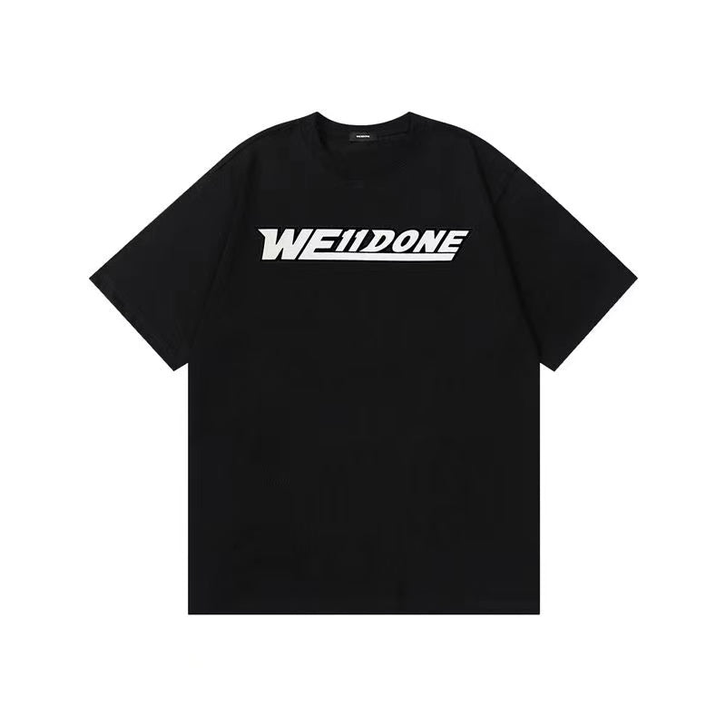 WE11DONE Logo Tee In Black