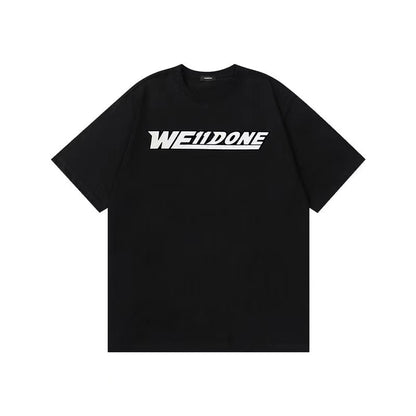 WE11DONE Logo Tee In Black
