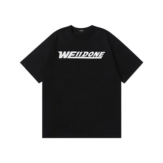 WE11DONE Logo Tee In Black