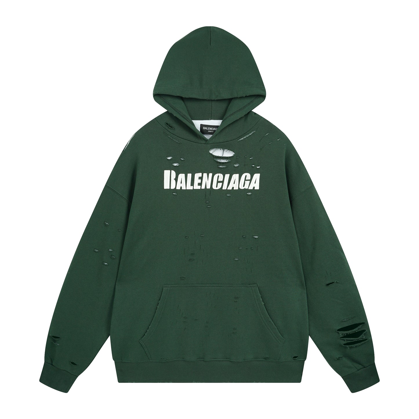 Balenciga logo hoodie BL238001 green
