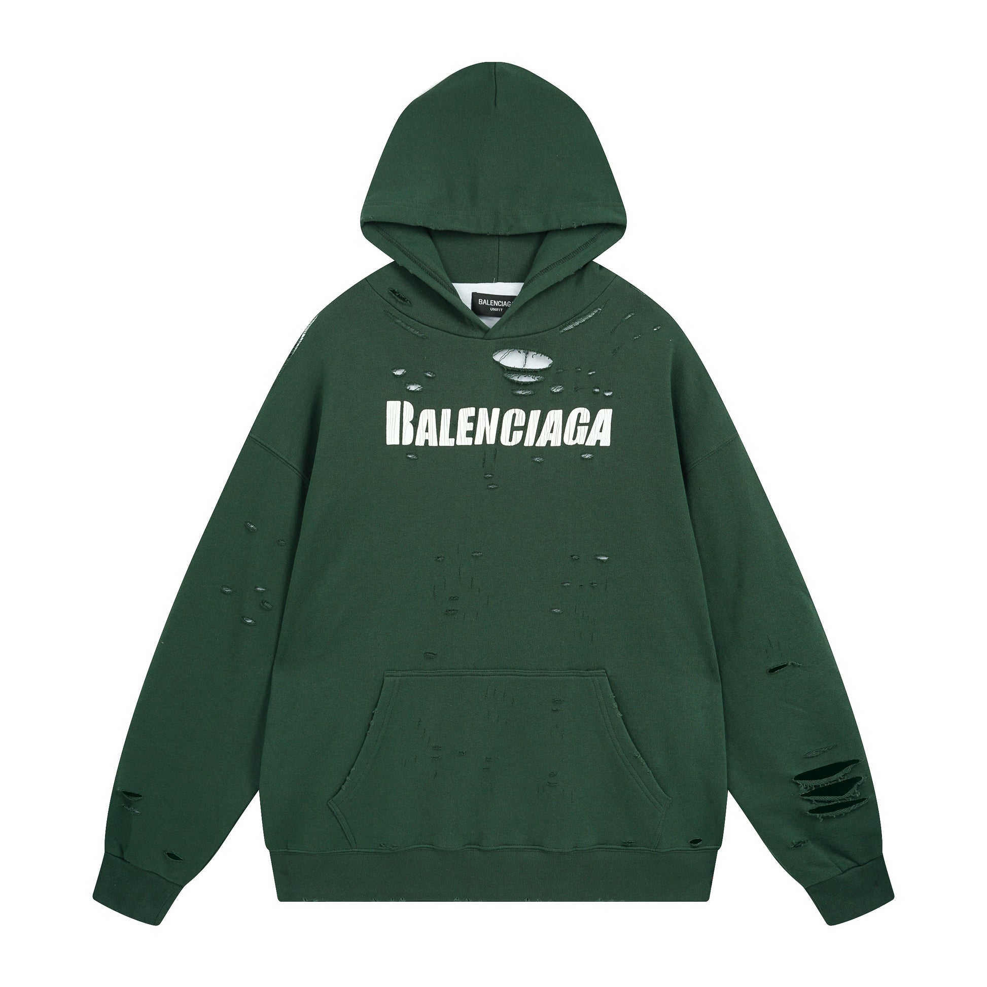 Balenciga logo hoodie BL238001 green
