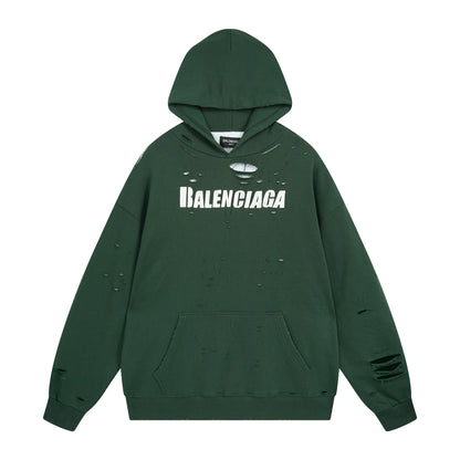 Balenciga logo hoodie BL238001 green