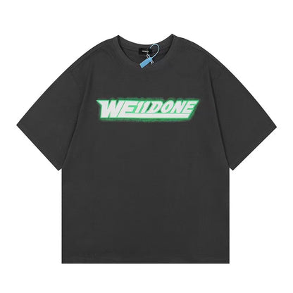 WE11DONE Letter Logo Tee Grey