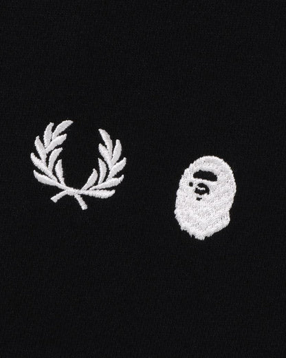 A Bathing Ape X Fred Perry Color Camo Zip Hoodie