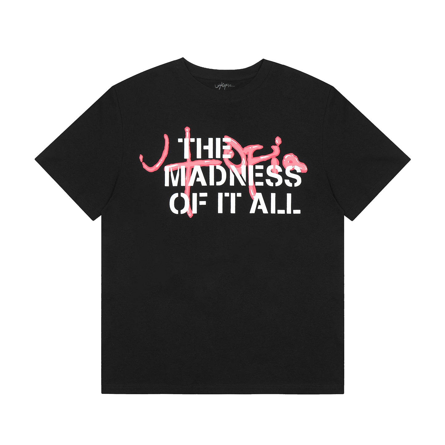 Travis Scott Monster Dog Print T shirt Black