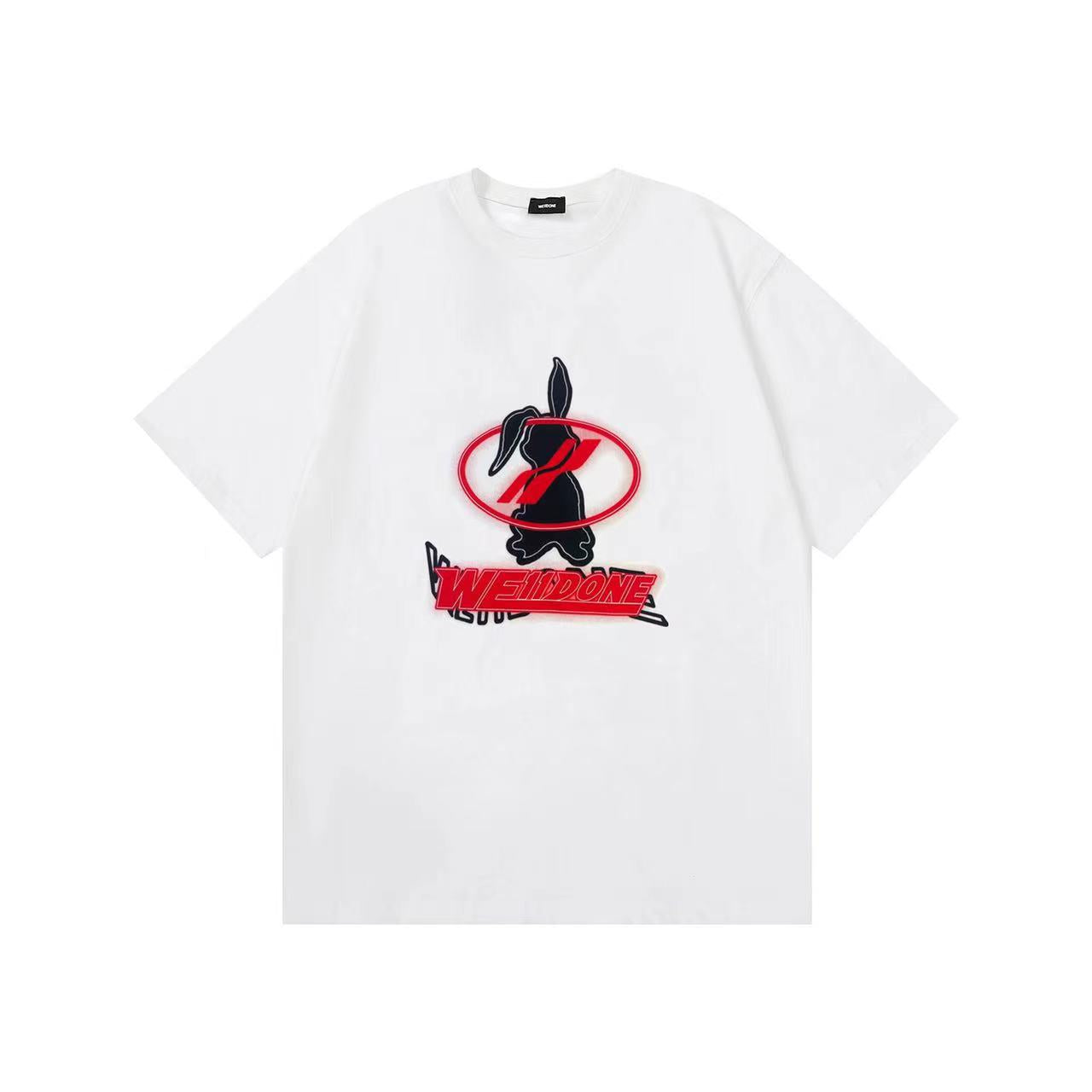 WE11DONE Rabbit Logo Tee White