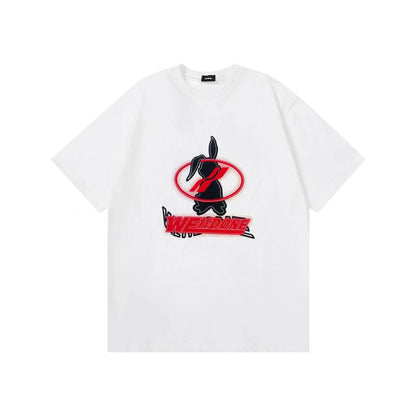 WE11DONE Rabbit Logo Tee White