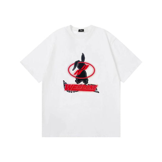 WE11DONE Rabbit Logo Tee White